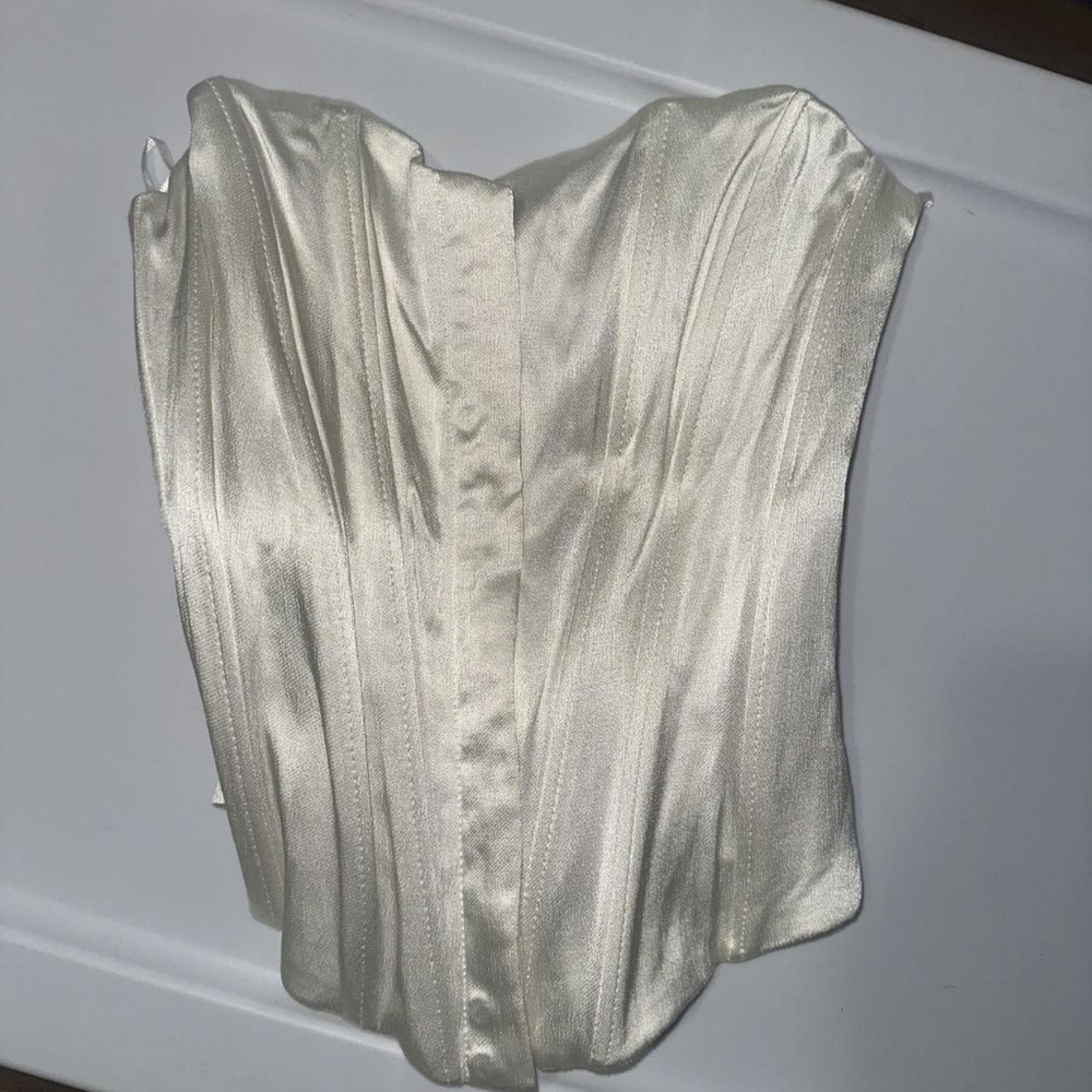 Zara Cream corset Top